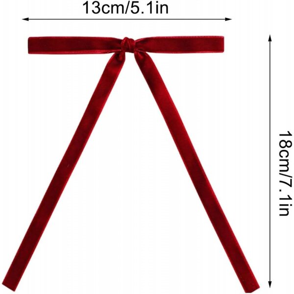 Kuglice za bor – set od 12 kom, od baršuna, 13×18 cm