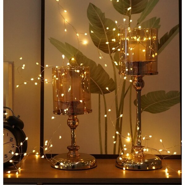 Božićne lampice – 1000 LED, za unutra i van, 19,7×15×5 cm, bijele