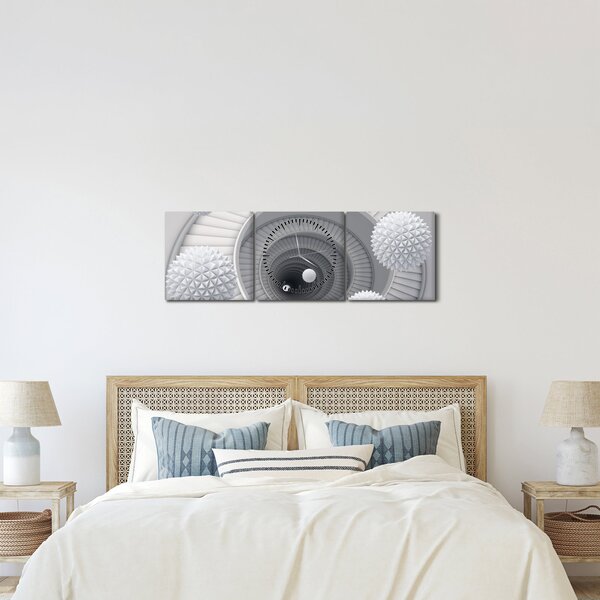 3D apstraktna slika (sa satom) (90x30 cm)