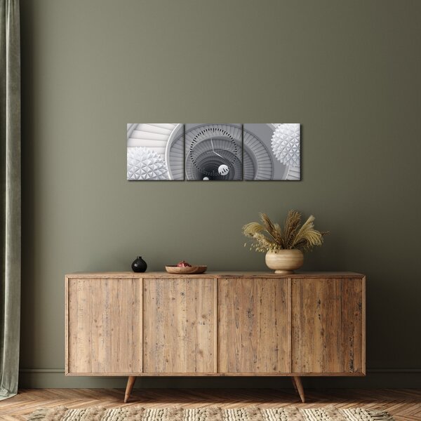 3D apstraktna slika (sa satom) (90x30 cm)