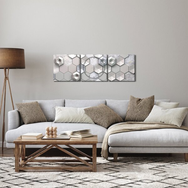 3D apstraktna slika (sa satom) (90x30 cm)
