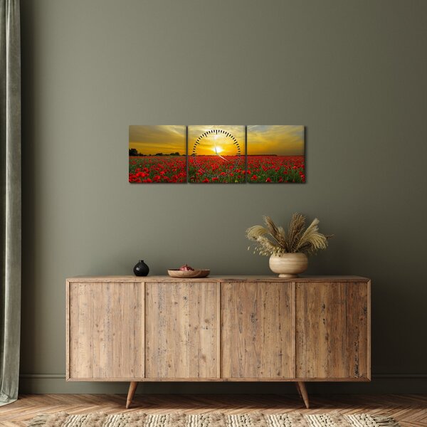 Slika polja maka (sa satom) (90x30 cm)