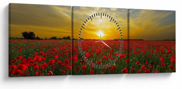 Slika polja maka (sa satom) (90x30 cm)