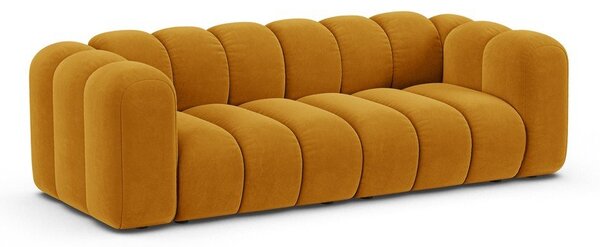 Žuta sofa 228 cm Lupine – Micadoni Home