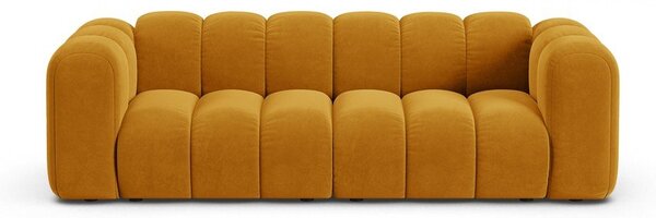 Žuta sofa 228 cm Lupine – Micadoni Home