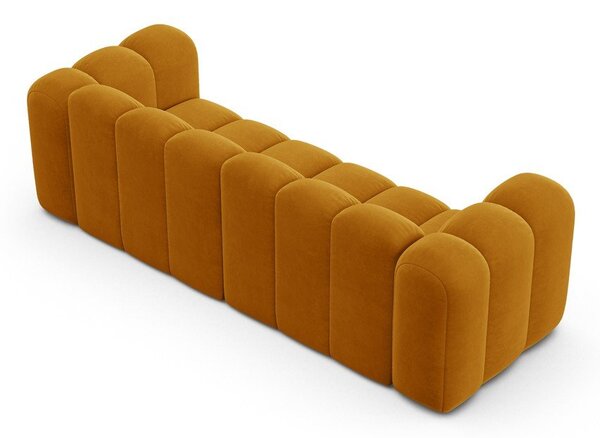 Žuta sofa 228 cm Lupine – Micadoni Home