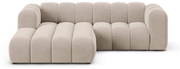 Bež kutna garnitura (s lijevim kutom) Lupine – Micadoni Home