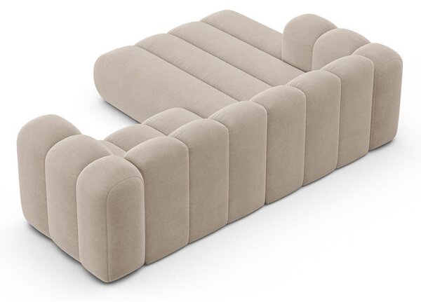 Bež kutna garnitura (s lijevim kutom) Lupine – Micadoni Home