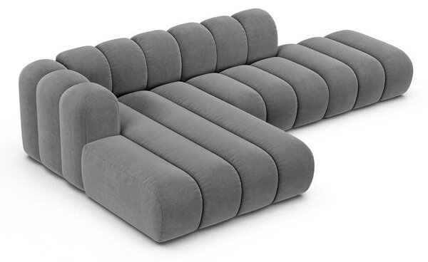 Svijetlo siva kutna garnitura (s lijevim kutom) Lupine – Micadoni Home