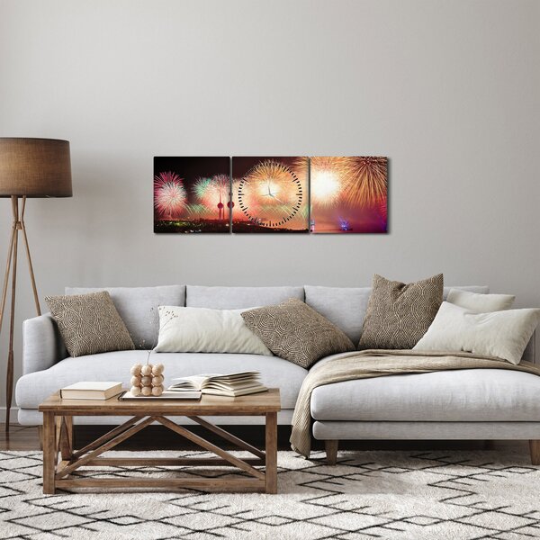 Slika vatrometa (sa satom) (90x30 cm)