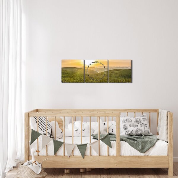 Panoramska slika (sa satom) (90x30 cm)