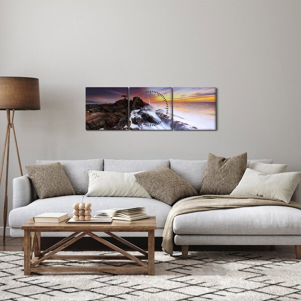 Slika planine u magli (sa satom) (90x30 cm)
