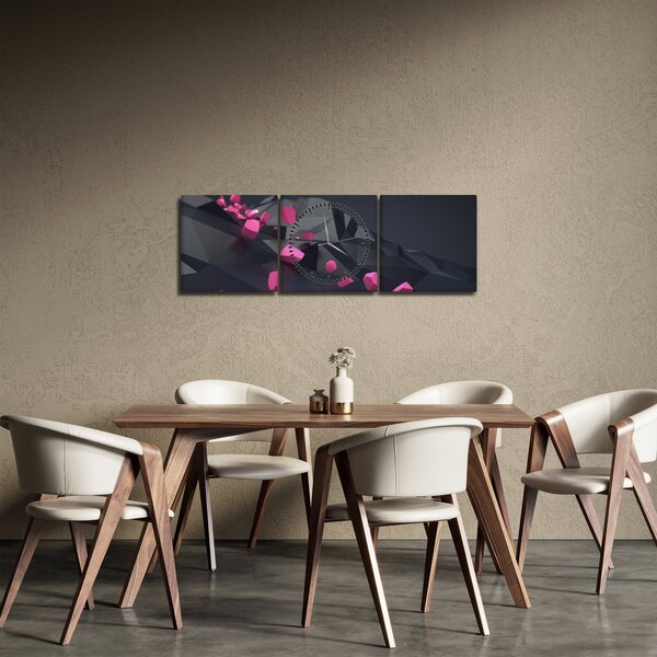 3D apstraktna slika (sa satom) (90x30 cm)