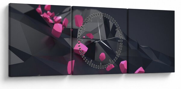3D apstraktna slika (sa satom) (90x30 cm)