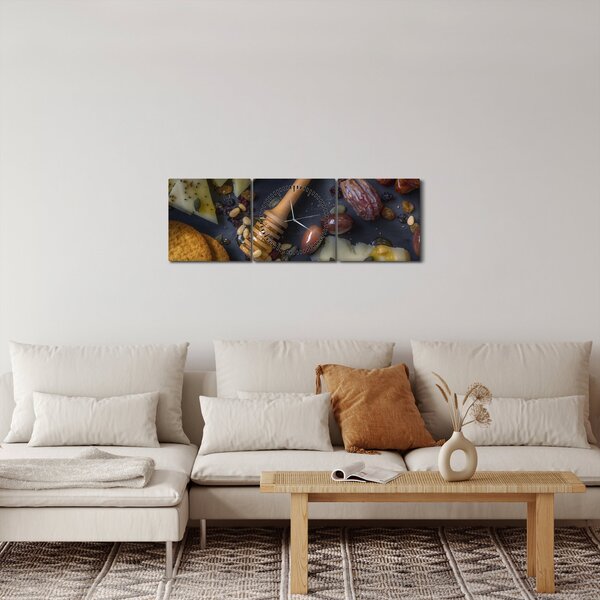 Slika sa suhim voćem (sa satom) (90x30 cm)