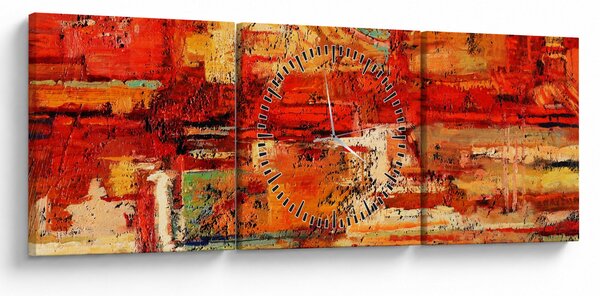 Slika oslikanog zida (sa satom) (90x30 cm)