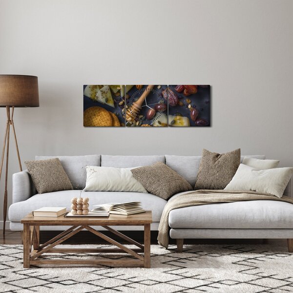 Slika sa suhim voćem (sa satom) (90x30 cm)