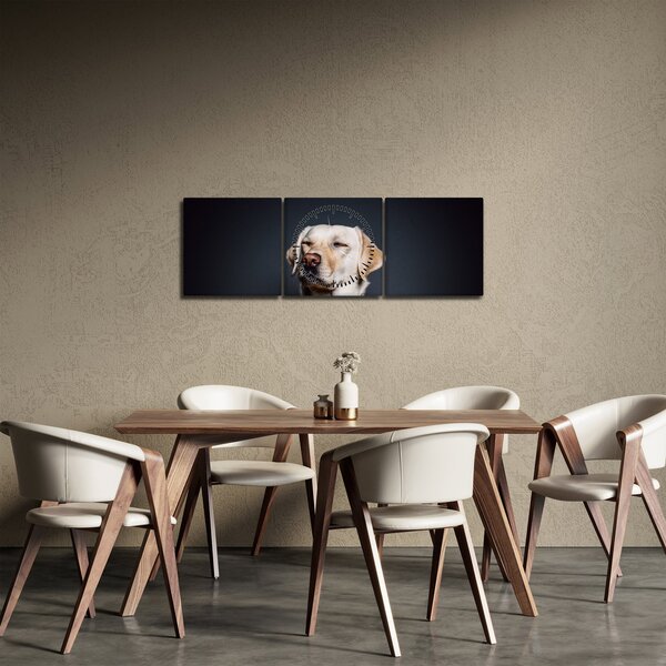 Slika labradora (sa satom) (90x30 cm)