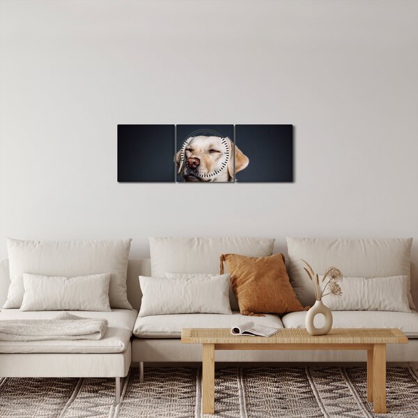 Slika labradora (sa satom) (90x30 cm)