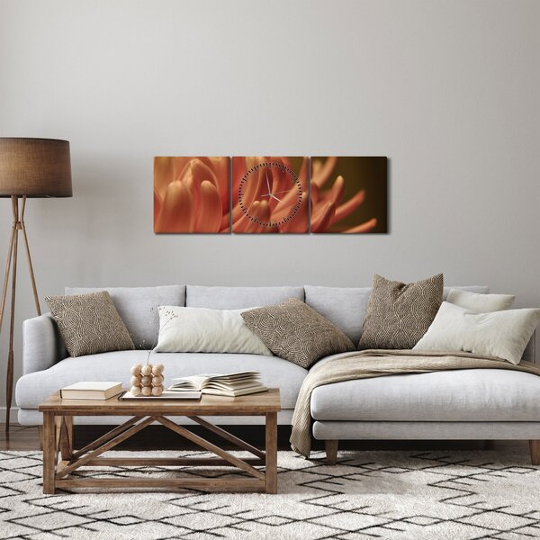 Slika detalja cvijeta (sa satom) (90x30 cm)