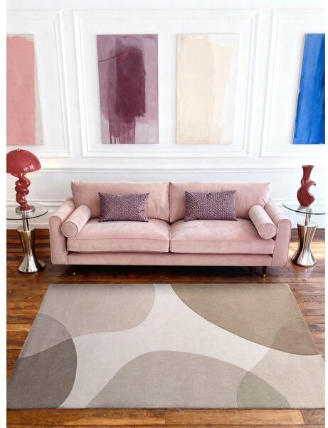 Bež ručno rađen vunen tepih 160x230 cm Hackney Clarissa – Ted Baker