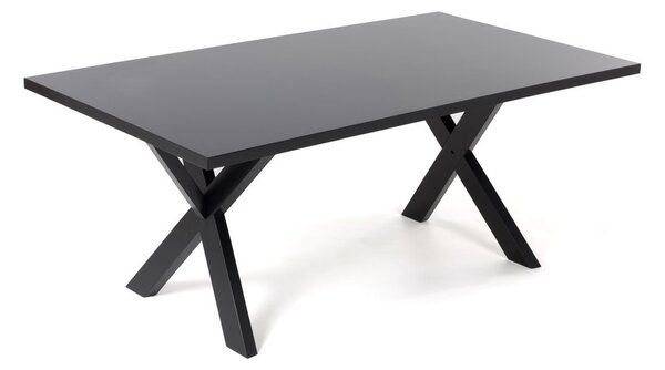 Zondo Blagovaonski stol Lupla (za 8 osoba) (crna). 1010112