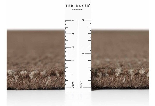 Smeđi ručno rađen vunen tepih 120x170 cm Greenwich – Ted Baker