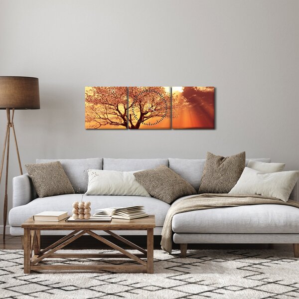 Slika zraka Božjih (sa satom) (90x30 cm)