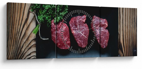 Slika mesa na tanjuru (sa satom) (90x30 cm)