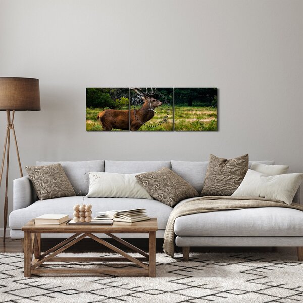 Slika jelena (sa satom) (90x30 cm)