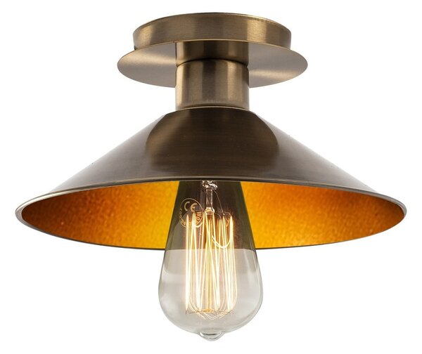 Stropna svjetiljka u brončanoj boji s metalnim sjenilom ø 24 cm Berceste – Opviq lights