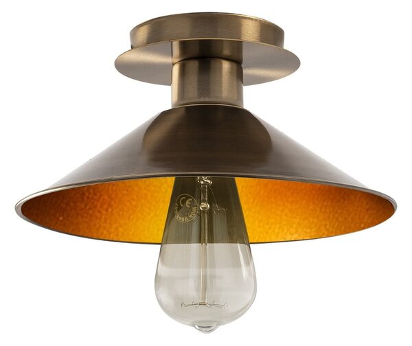 Stropna svjetiljka u brončanoj boji s metalnim sjenilom ø 24 cm Berceste – Opviq lights