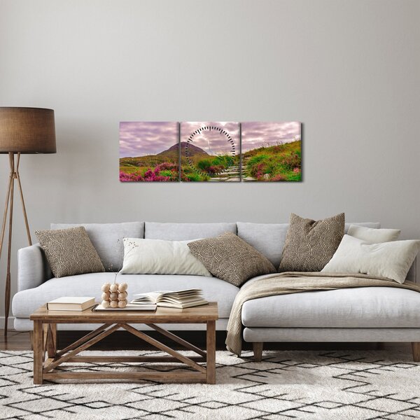 Slika pejzaža (sa satom) (90x30 cm)