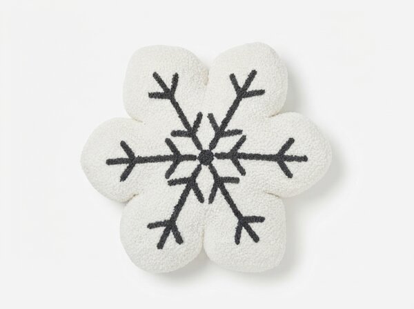 Ukrasni jastučić SNOWFLAKE 35x35 cm, bijeli