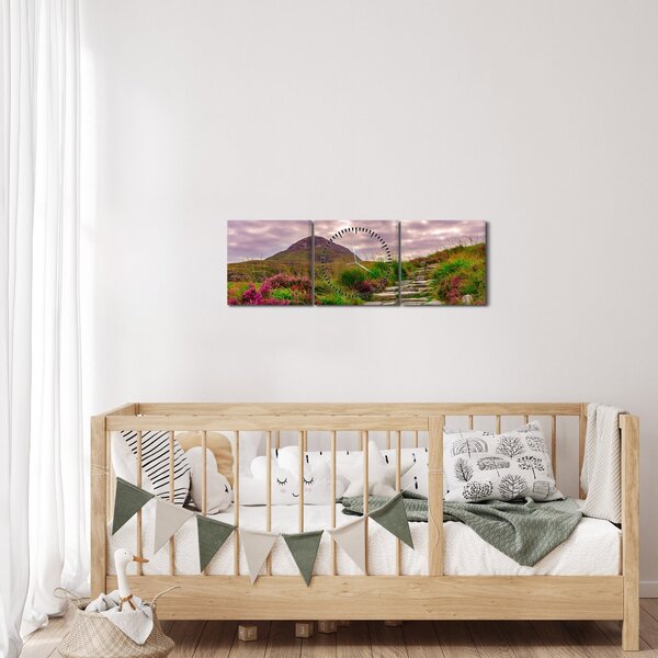 Slika pejzaža (sa satom) (90x30 cm)