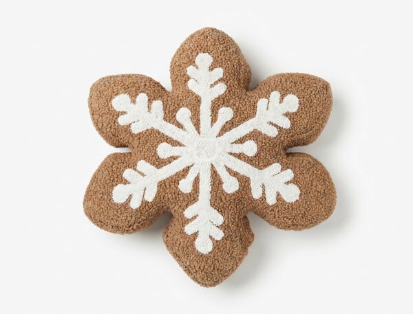 Ukrasni jastučić SNOW COOKIE 35x35 cm, smeđi