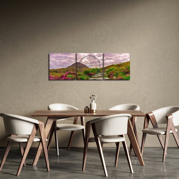 Slika pejzaža (sa satom) (90x30 cm)