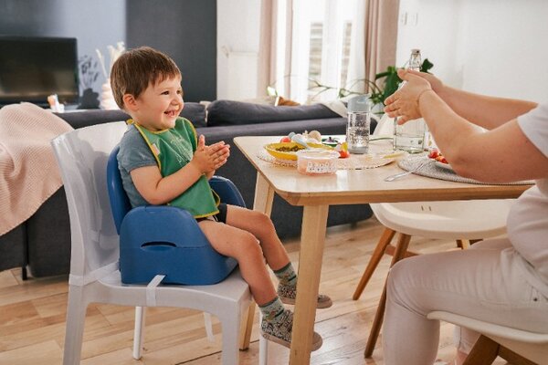 Badabulle prijenosna hranilica Booster Home & Go Cat Blue
