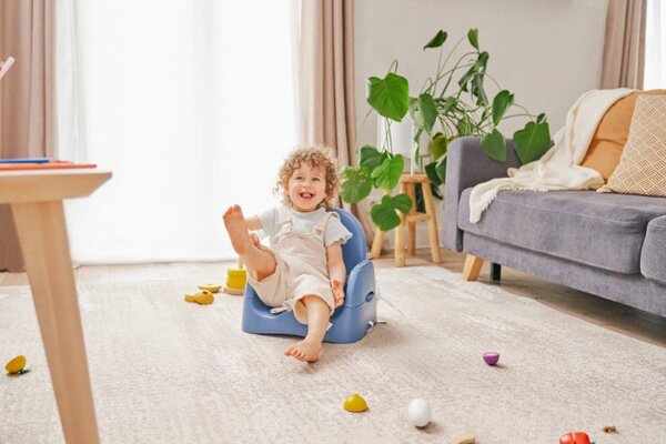Badabulle prijenosna hranilica Booster Home & Go Cat Blue