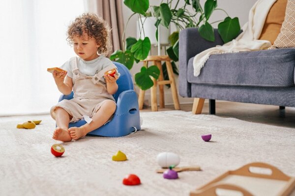 Badabulle prijenosna hranilica Booster Home & Go Cat Blue