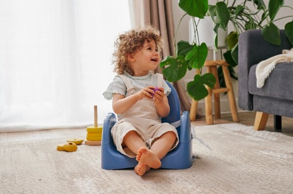 Badabulle prijenosna hranilica Booster Home & Go Cat Blue