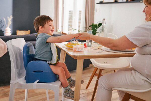 Badabulle prijenosna hranilica Booster Home & Go Cat Blue