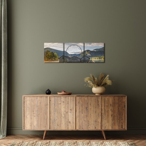 Slika jezera (sa satom) (90x30 cm)
