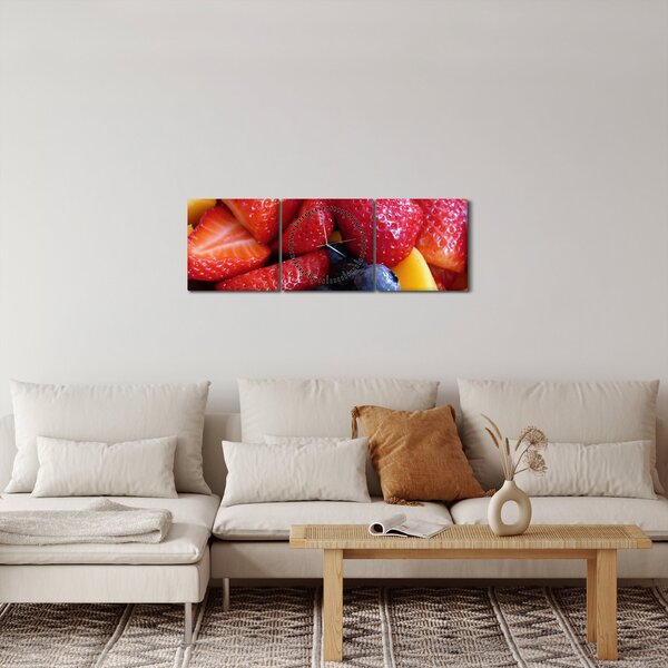Slika voća (sa satom) (90x30 cm)