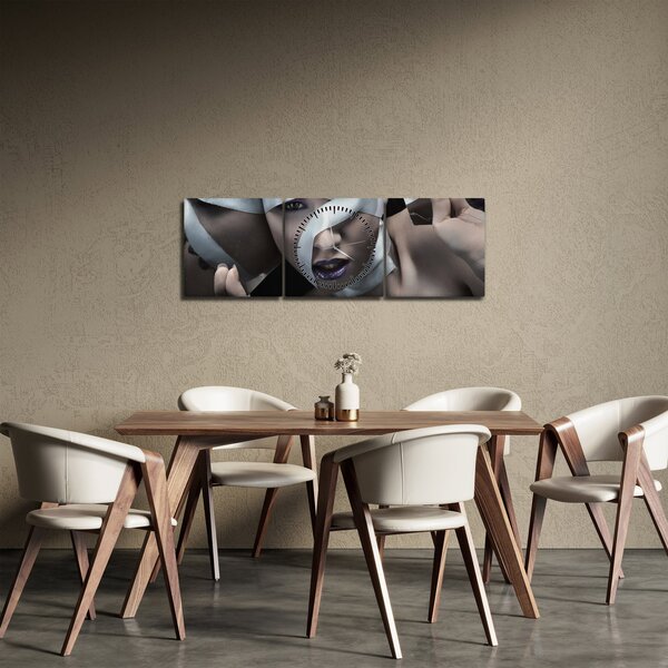 Slika žene s vrpcom (sa satom) (90x30 cm)