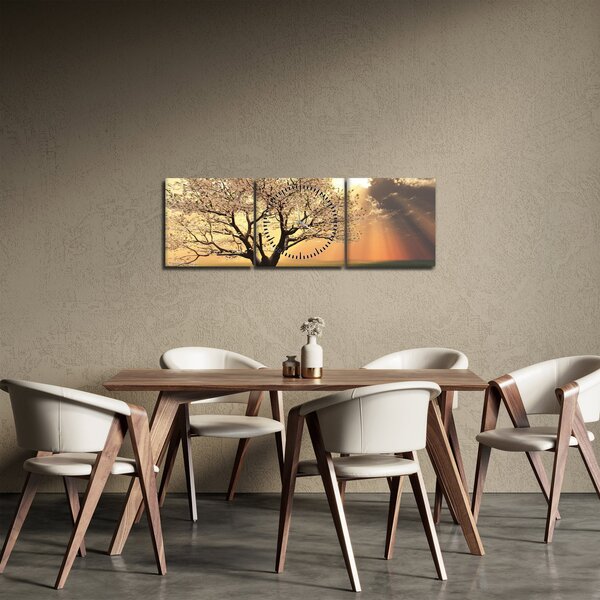 Slika stabla na livadi (sa satom) (90x30 cm)