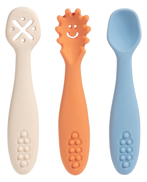 Bebe Confort silikonska žlica, set od 3 žličice za bebe
