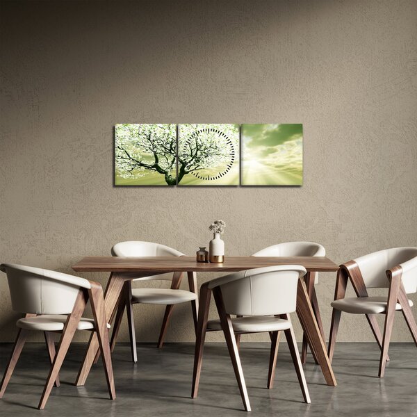 Slika stabla na livadi (sa satom) (90x30 cm)