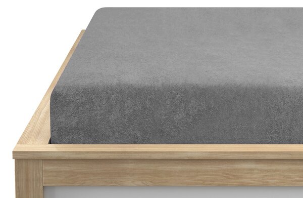 Frotirna plahta EXCLUSIVE siva 90 x 200 cm