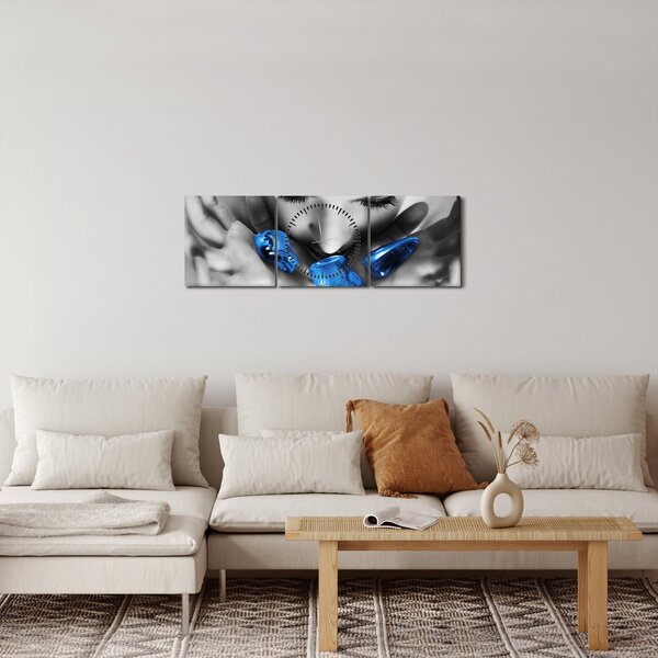 Slika portreta žene s kamenjem (sa satom) (90x30 cm)